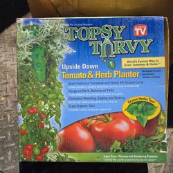 New TOPSY TURVY tomato Planters . 5 Total $ 40 For All . Obo