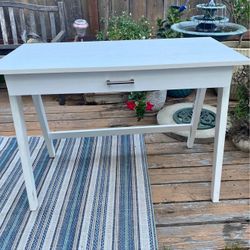 White Desk Table