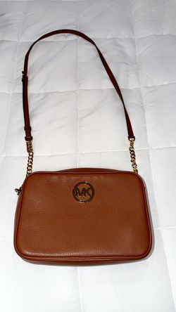 Michael Kors Brown Leather Crossbody Bag