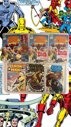Marvel Iron Man 6 Issue Comic Book Lot