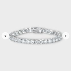Moissanite tennis bracelet