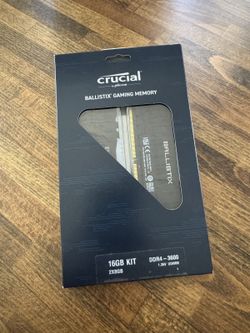 Crucial Ballistix Gaming 16GB (2x8) DDR4-3600 RAM Kit