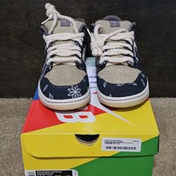 Nike SB Dunk Low QS Travis Scott Cactus Jack Size 10.5M CT5053 001 $1 ,550.00