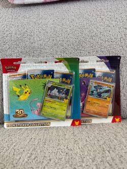 Pokemon 30th celebrations tech sticker collection