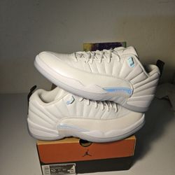 Size 10 - White Jordan 12 Low's - $185