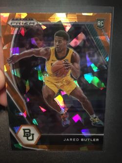 Jared Butler orange Ice Prism 30  Rookie Card