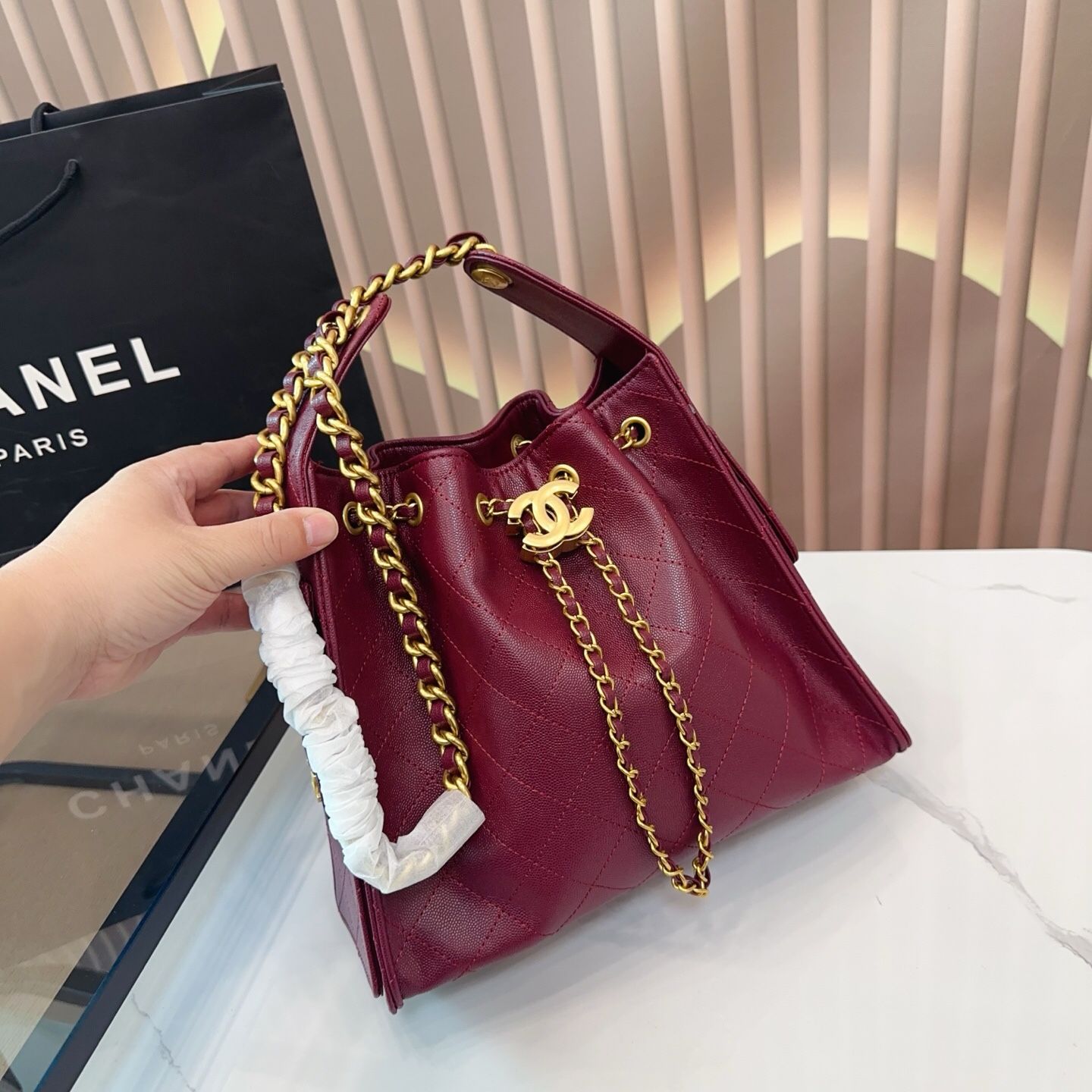 CHANEL Hobo Bag Shoulder Bag