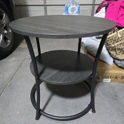 2 Side Tables and King Bed Frame(See Description, One Board Has Damage But Not Visible When Assembled)