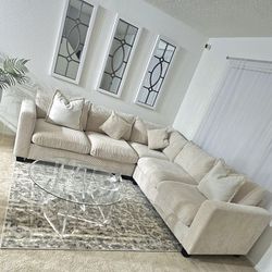 Brand New Sectional With Ottoman 