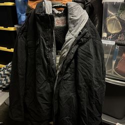 Levi’s Hooded Sherpa-Lined Jacket