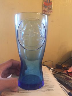 Mint condition 1961 McDonald's Blue Glass Cup