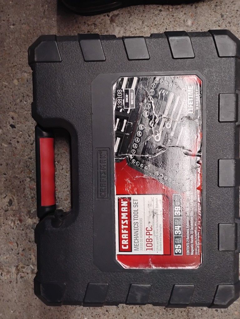 Craftsman 108 Piece Mechanics Tool Set