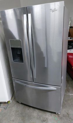 Whirlpool 3-Door French Door Fridge - Stainless Steel