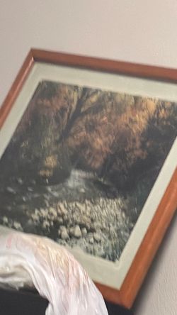 Framed Autumn Landscape Art Print