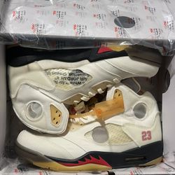 Jordan 5 Off White NEW size 12 