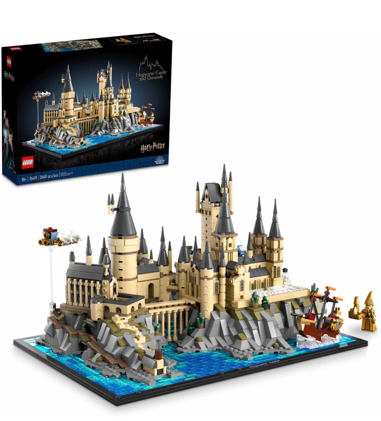 LEGO Harry Potter Hogwarts Castle and Grounds 76419 Building Set New !!