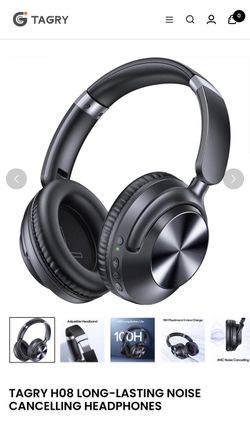 Tagry Noise Cancelling Headphones