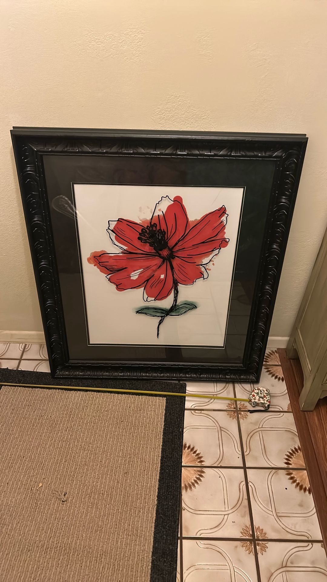 Large Floral Decorative Picture