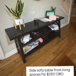 Side Sofa Table