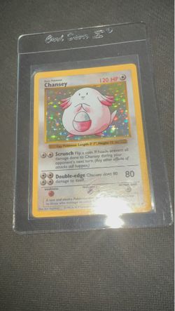 Pokemon Cards Shadowless Chansey