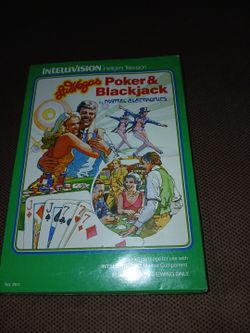 Vintage intellivision  las Vegas poker