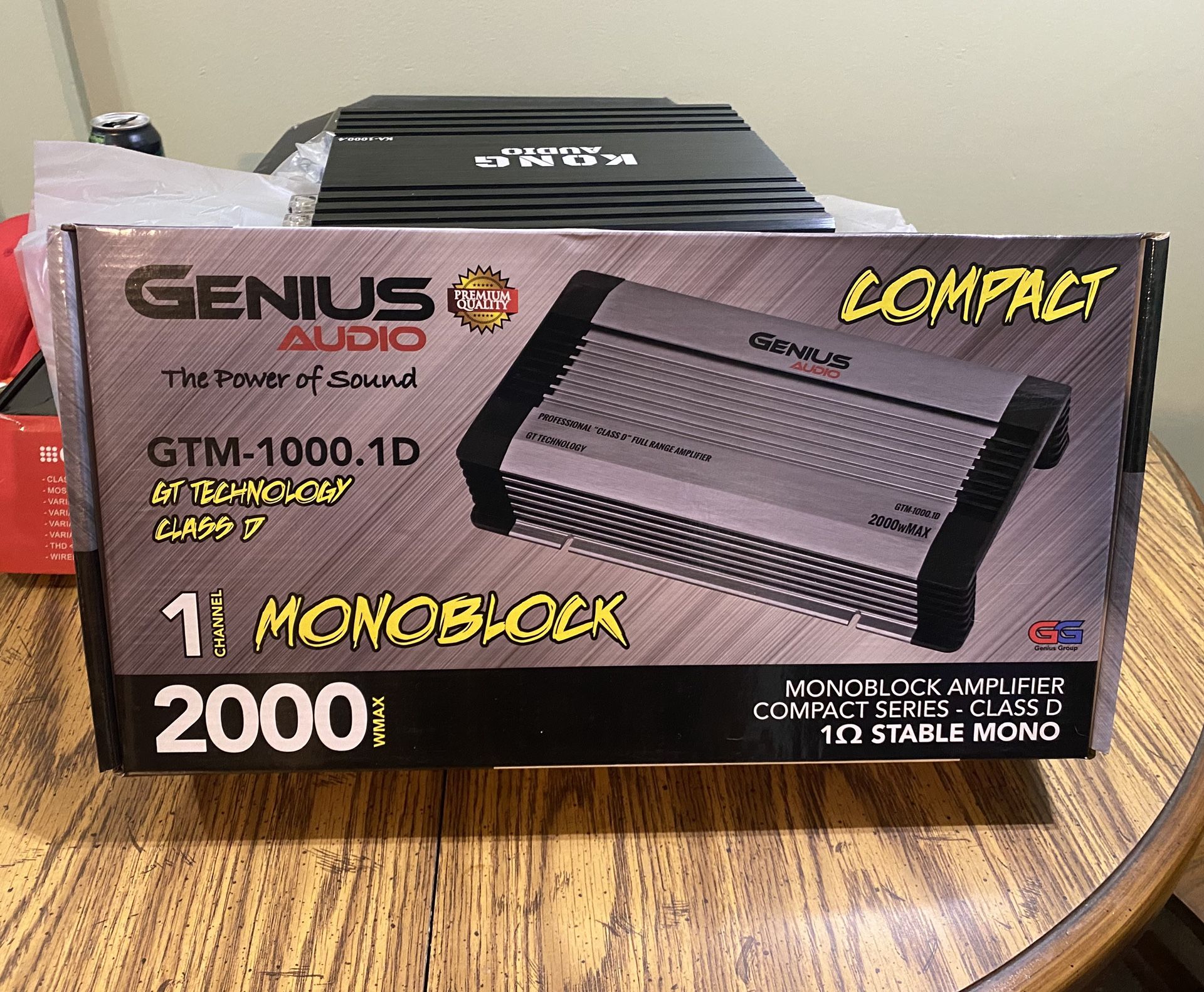 New Genius Audio 2000w Max Power Car Bass Amplifier $220 Each