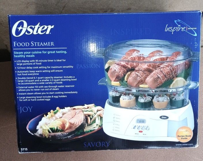 Oster 5715 Food Steamer NEW