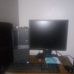 Dell OptiPlex 5050 Y monitor de la marca Dell. 