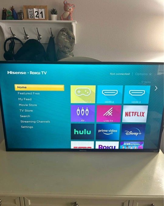40 Inch Smart Roku TV With Remote