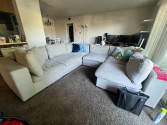 Neutral Modular Sectional Sofa