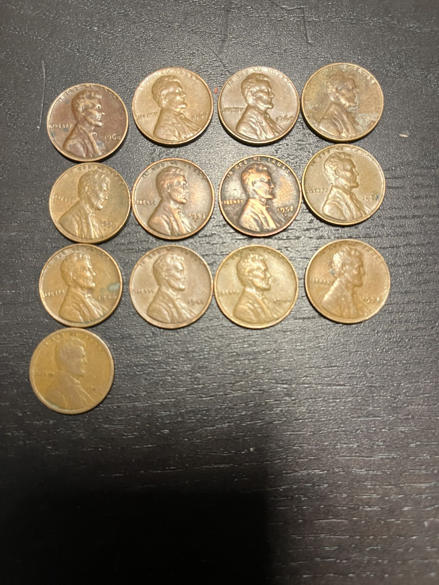 Bunch Of Old Coins