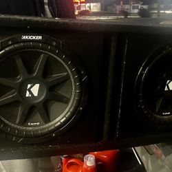 Two 12” Kickers N Box