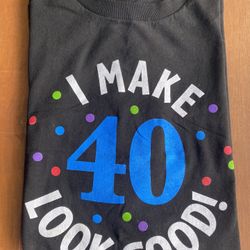 40th Birthday Shirt Custom Made 