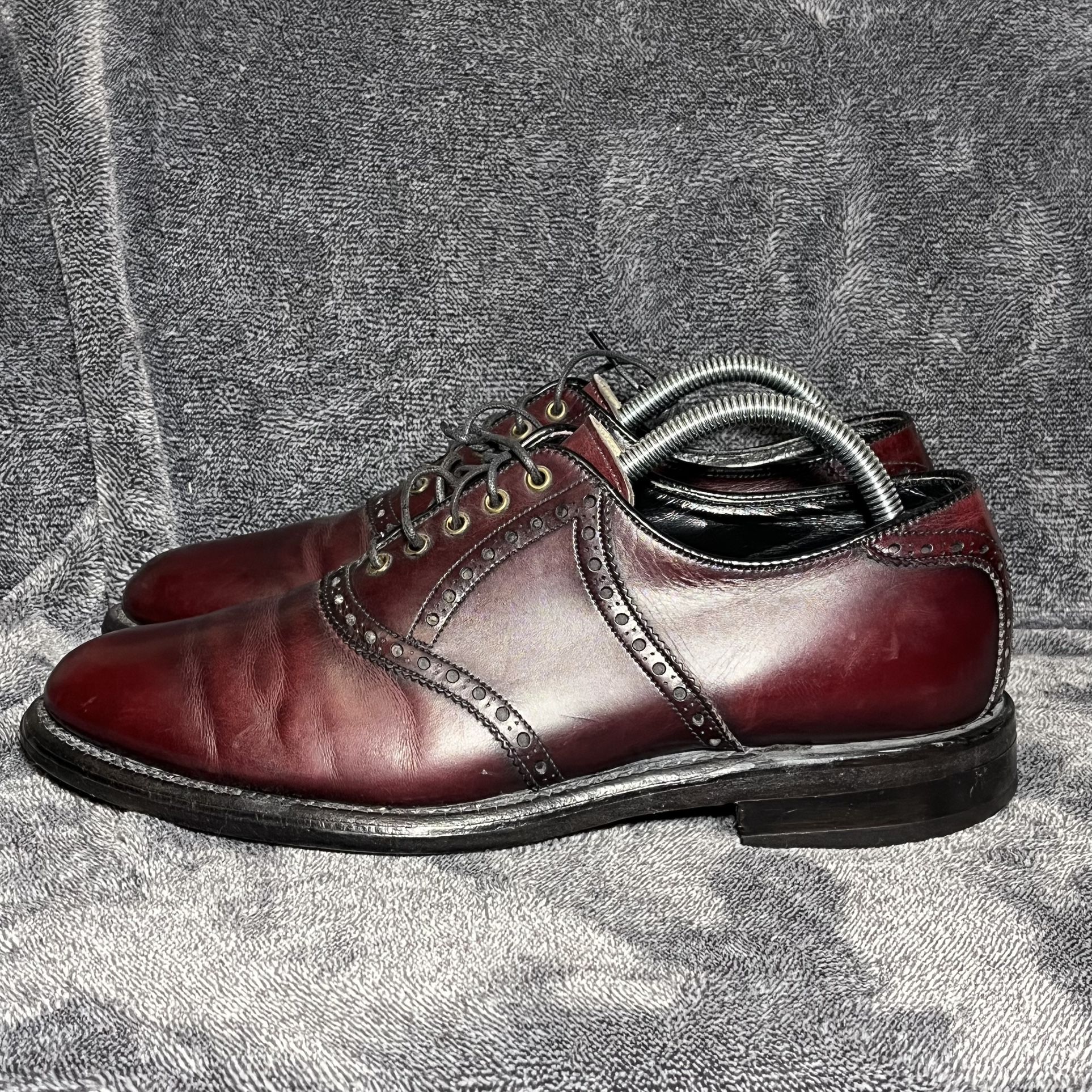 FOOTJOY CLASSICS - Loafer Leather Wine HANDCRAFTED USA Size 8.5