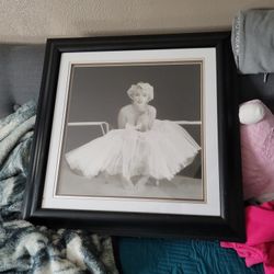 Marilyn Manroe Glass Picture Frame