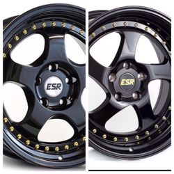 ESR 18" Wheels fit 5x120 5x114 5x100 ( only 50 down payment/ no CREDIT CHECK)