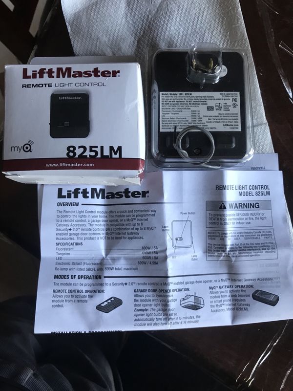 Liftmaster Myq 825lm Chamberlain Remote Light Control For In Liftmaster Myq 825lm Chamberlain Remote Light Control For In Allen Tx Offerup