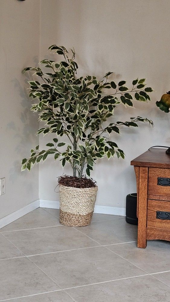 Large Faux potted tree