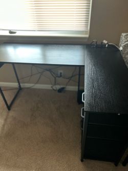 L shaped desk