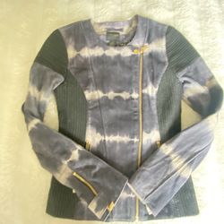 Tie Dye Leather Jacket - Women’s (ASbyDF)