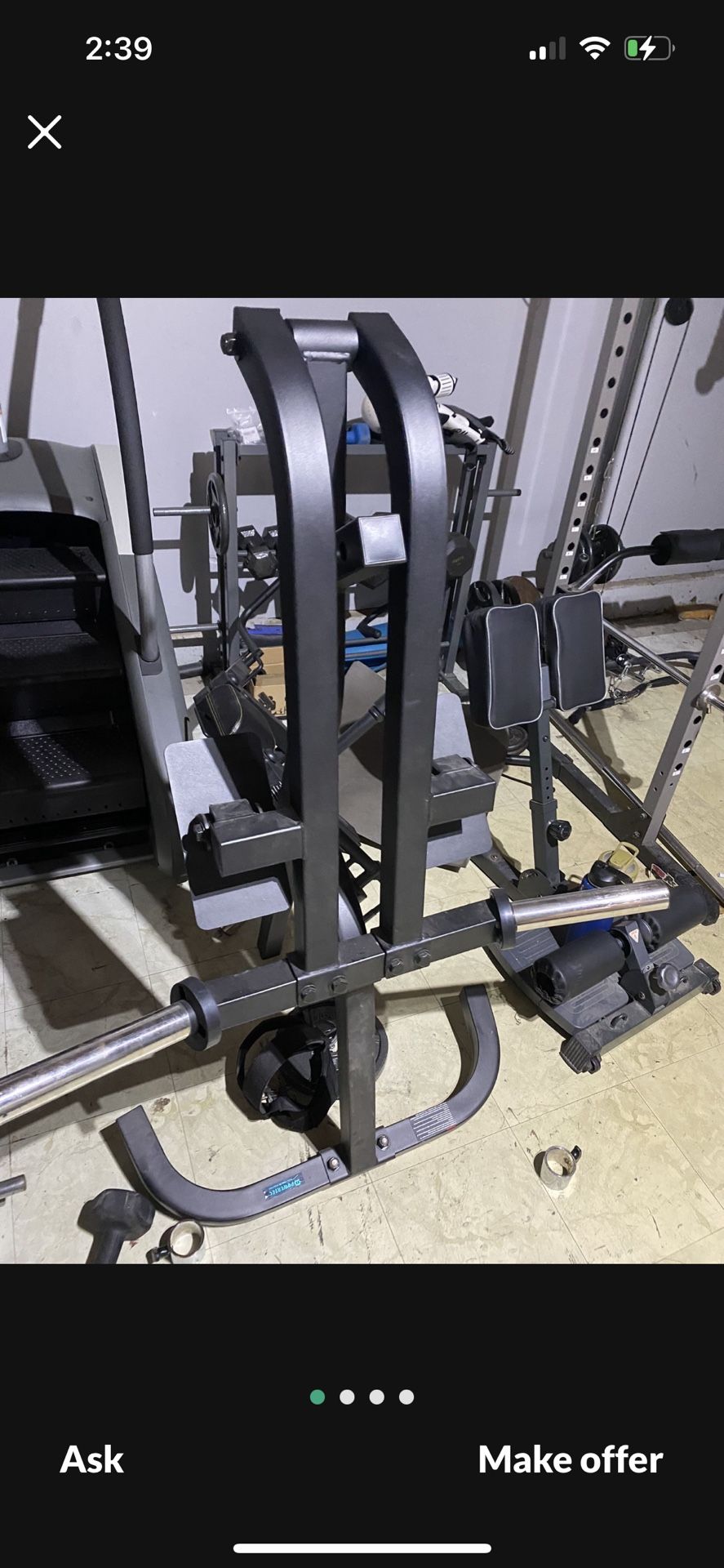 Powertec Leg Press Attachment 