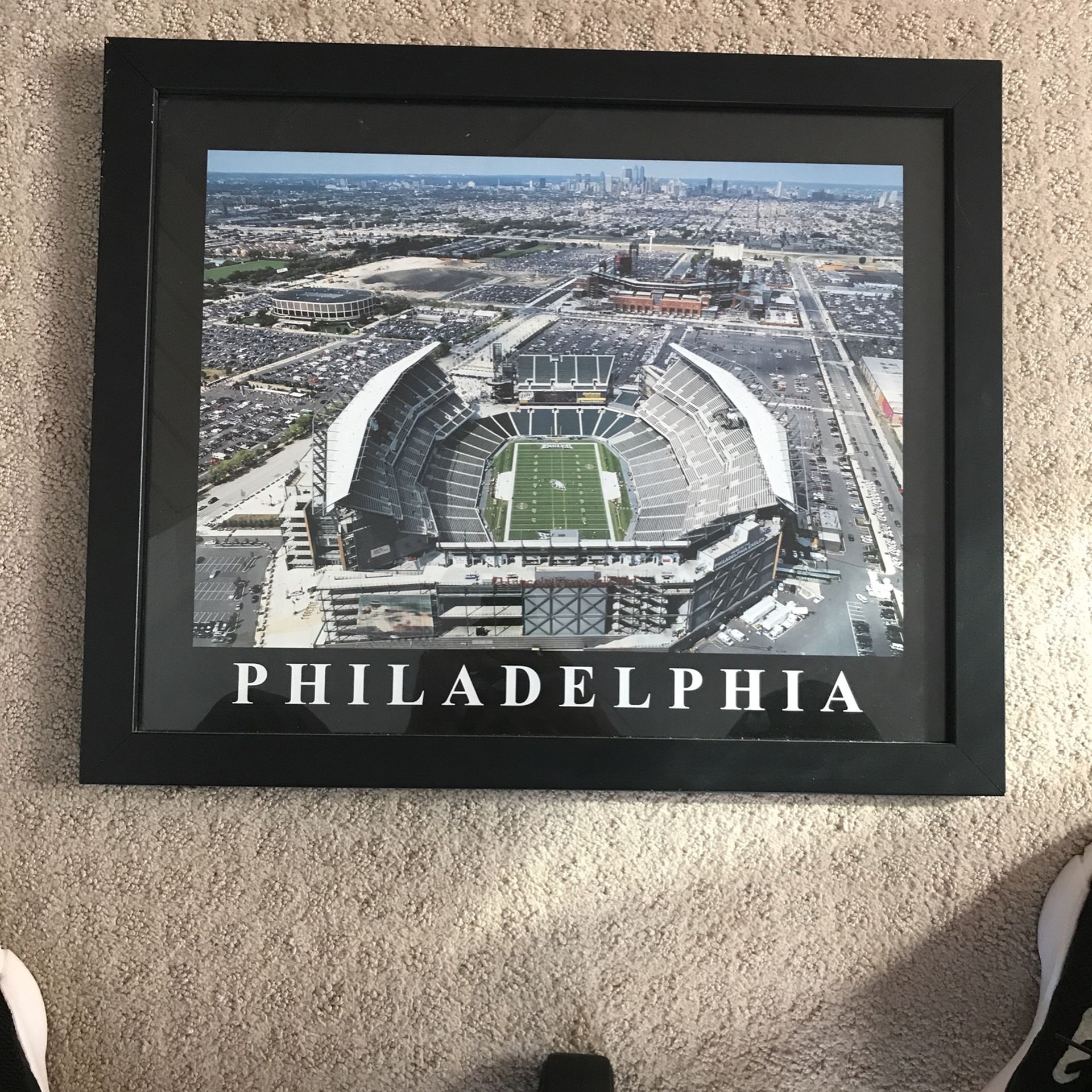 Framed Eagles Stadium Picture