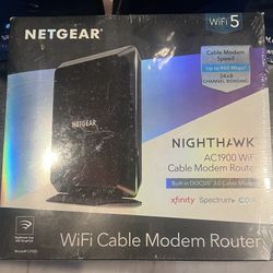 Netgear Nighthawk MODEM and ROUTER combo - 179.98 OBO