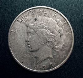 1923 Peace Silver Dollar