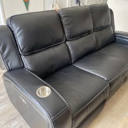 Black Recliner Couch