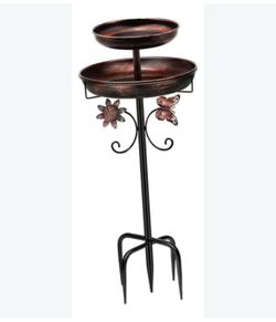 Bird Feeder Metal Bird Bath