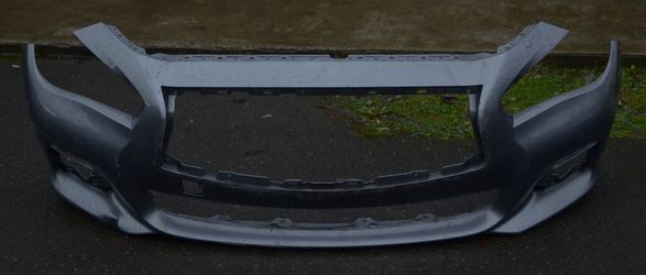 USED REF#U0618 || 2014-2017 INFINITI Q50 ||FRONT BUMPER COVER ONLY