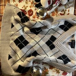 cute argyle vest 