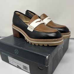 Bernardo Slip-On Leather Loafers - Selma Luggage 