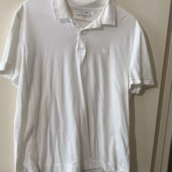 Lacoste Shirt For Men Size Xl White 